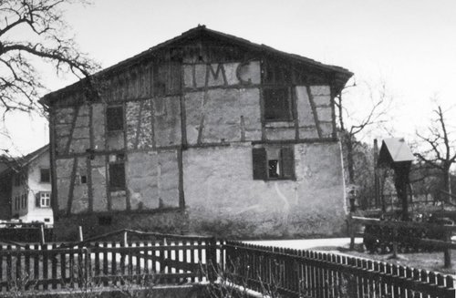 Elternhaus der Regina Lampert in Schnifs (wurde in den 1990er Jahren abgerissen).