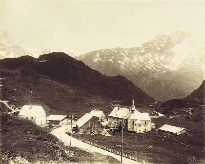 Der Arlbergpass um 1900