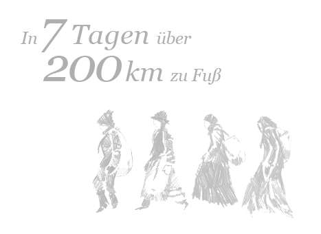 200 Km zu fuß in 7 Tagen